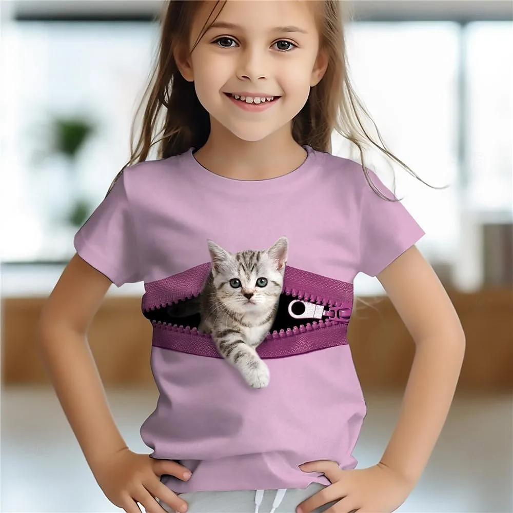 kf-S39a3882b95744ace9cc4824715941711W-Kids-Girls-Clothes-3D-Cat-Print-Tee-Shirt-Short-Sleeve-Children-s-Clothing-Fashion-Costumes-for