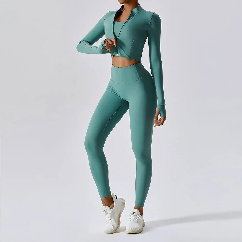 kf-S4f254d0eb55944d69312e2f409c54e46f-3-Piece-Yoga-Set-Workout-Outfits-for-Women-Tracksuit-Sport-Bra-High-Waist-Shorts-Yoga-Leggings