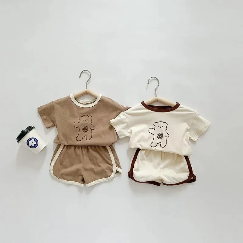 kf-Scb245b1a47c243eca1f4eb7c1175a475Y-6m-4y-Cartoon-Bear-Baby-Outfits-Casual-Cute-Boys-And-Girls-Two-Piece-Set-Summer-Kids